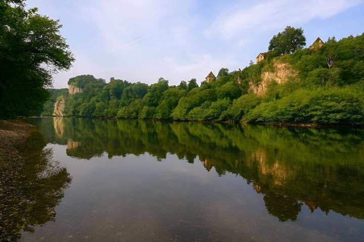 Randonnée canoë sur la rivière de la Dordogne