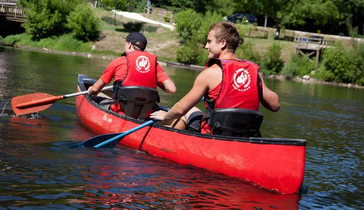 Canoe Ride in Dordogne