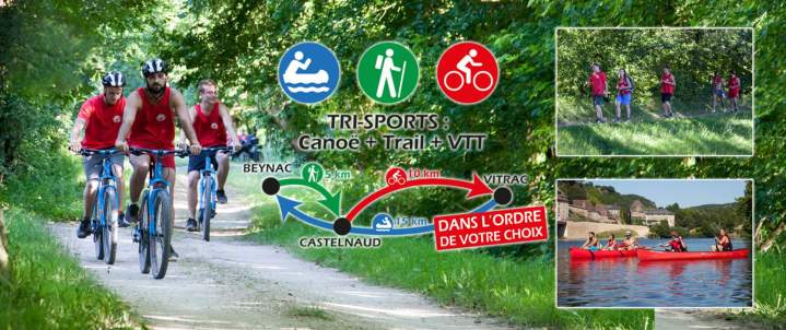 Canoe and kayak rental in the Dordogne